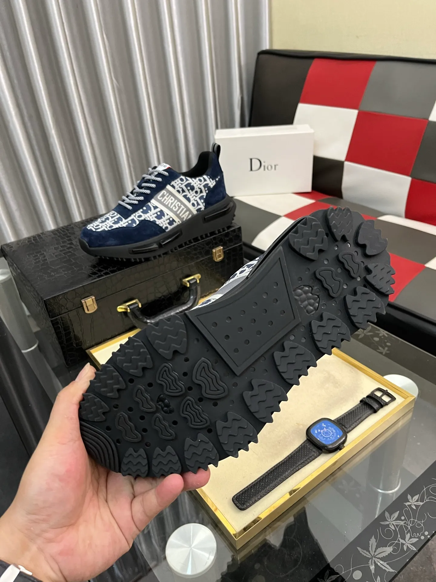Men's shoes💰458⌚️⌚️"Dior DIOR*" latest hot style casual shoes, top brand [seduce] luxury~purchase, top~quality. [Strong] The upper is made of imported breathable cowhide with material ➕ breathable sheepskin feet (•) and fine workmanship. Code number: 38-442️⃣Colors available